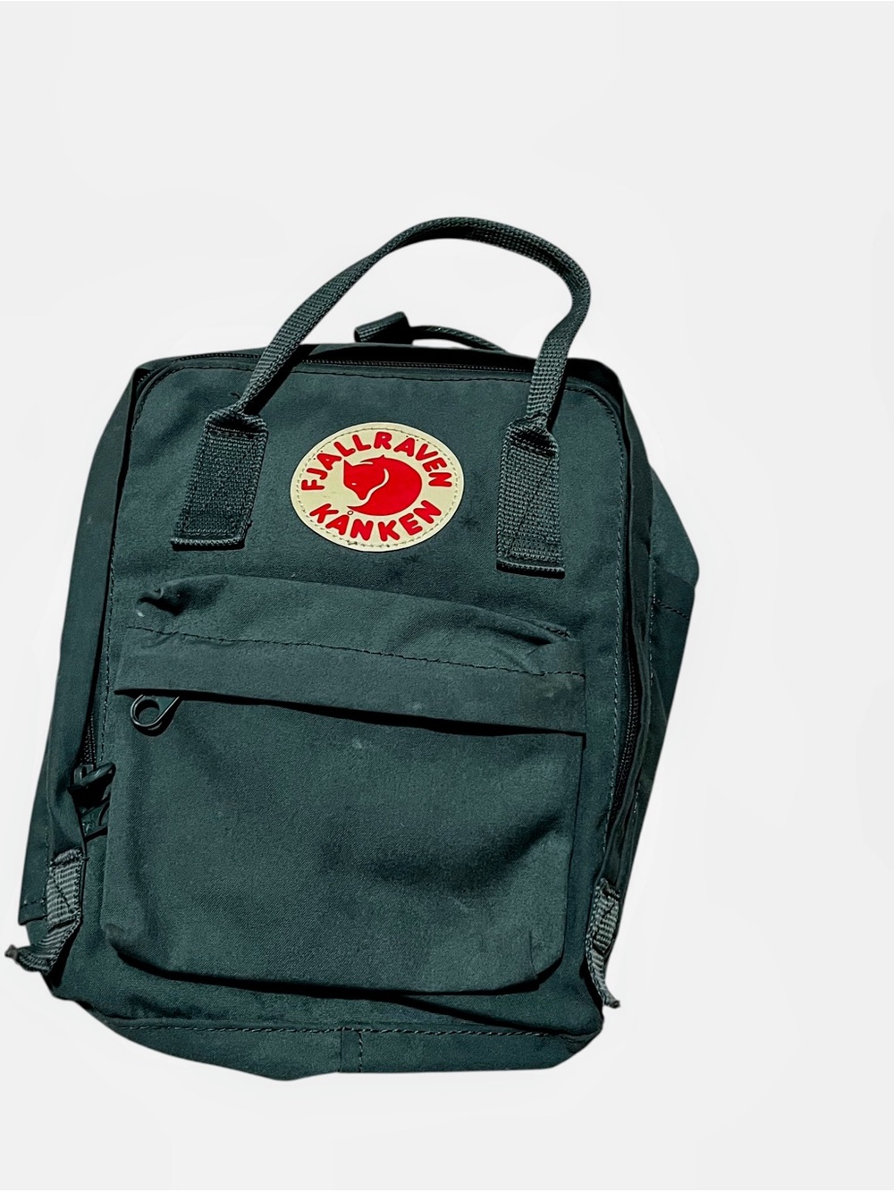 Fjällräven Kånken mini small canvas backpack teal blue green
